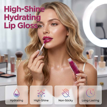 💋Summer Hot Sale 💄High-Shine Hydrating Lip Gloss