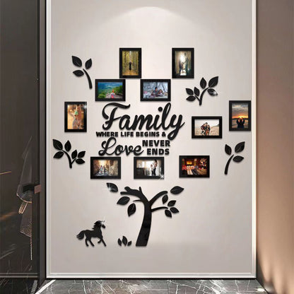 🏡3D Family Tree Photo Frame Wall Sticker🖼️