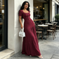 👗40% OFF！🌿Women's Square Neck Bodice & Maxi Skirt Set