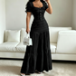 👗40% OFF！🌿Women's Square Neck Bodice & Maxi Skirt Set