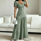 👗40% OFF！🌿Women's Square Neck Bodice & Maxi Skirt Set
