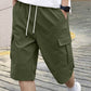 🩳 50% OFF NOW! 🔥 Men's Casual Cargo Shorts with Drawstring – Lightweight, multi-pockets & elastic waist – perfect for hiking, travel or hot summer days ☀️