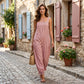 👒 40% OFF! ✨ Women's Striped Spaghetti Strap Jumpsuit – Relaxed, Breezy, Cotton 🌤️