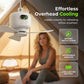 🔥50% OFF! 🌬️ Rechargeable Ceiling Fan with LED Lights – Cool & Bright Anywhere ✨