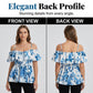 🌸Women's Plus Size Printed Off-Shoulder Ruffle Cami Top✨