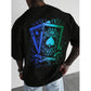 🃏 40% OFF! ✨ Men's Playing Card Graphic T-Shirt – Cotton, Casual, Statement Tee 🃁