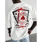 🃏 40% OFF! ✨ Men's Playing Card Graphic T-Shirt – Cotton, Casual, Statement Tee 🃁