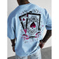 🃏 40% OFF! ✨ Men's Playing Card Graphic T-Shirt – Cotton, Casual, Statement Tee 🃁