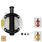 🏗️8-Inch Glass Vacuum Suction Cup with Pressure Gauge✨
