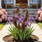 🐦Rustic Bird & Flower Metal Garden Stake