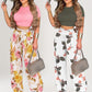 👕Women's Two-Piece Set – Fitted T-Shirt, Loose Pants, Casual 🌸
