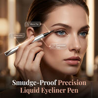 🖊️ Last Day Special Price £9.99 ! 💝 BUY 1 GET 1 FREE! ✨Precision Liquid Eyeliner – Waterproof, Smudge-Proof, Micro-Fine Tip 👁️