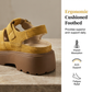🍁Women's Platform Sandals – Chunky Lug Sole, Caged Upper, Cushioned