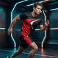👕Men's Graphic Print T-Shirt & Shorts Set🏃‍♂️