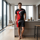 👕Men's Graphic Print T-Shirt & Shorts Set🏃‍♂️