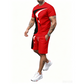 👕Men's Graphic Print T-Shirt & Shorts Set🏃‍♂️
