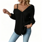 👚 50% OFF NOW! 🔥 Off-Shoulder Button-Up Top – Crinkle texture & relaxed fit – 5 colours, sizes S-XL – perfect for summer, beach or casual chic 🌊