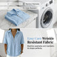 👚Women's Casual V-neck Zipper Short-Sleeved Top – Soft & breathable – Modern fit, easy zipper accent – perfect for daily wear or summer layering 🌸