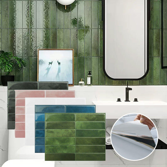 Peel & Stick Kitchen Backsplash Wall Protector – Easy-Clean Oil-Proof Wall Covering ✨