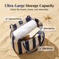 🏖️Classic Vertical Stripe Beach & Shopping Tote👜