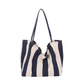 🏖️Classic Vertical Stripe Beach & Shopping Tote👜