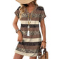 🌈Women's Summer Casual V-Neck T-Shirt Dress💃