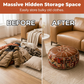 🛋️Multifunctional Storage Ottoman Pouf