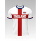 ⚽️40% OFF England Football Tee – Red Cross & Flag Graphic, Athletic Fit, Breathable for World Cup 2026 🏆⚽
