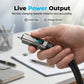 🔋4-in-1 Digital Display Keychain Charging Cable