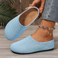 👡 40% OFF NOW! 🌬️ Women's Breathable Knit Slip-On Mules – Lightweight & cushioned – Easy on/off, perfect for casual days or quick errands – airy and comfy 🌸