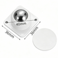 4 PCS Self-Adhesive Swivel Caster Wheels