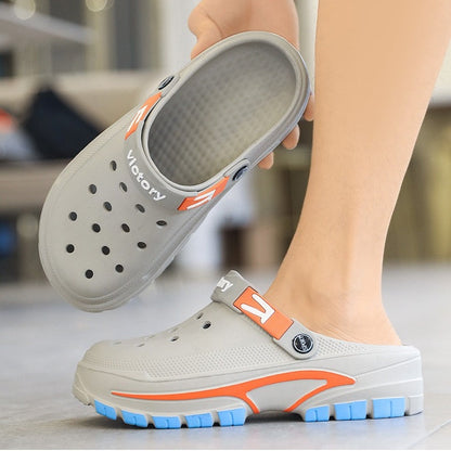 👣 Men's Breathable Slip-On Sandals – 2-in-1, Lightweight, Non-Slip 🌊