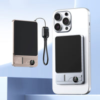 🔋  3-in-1 Magnetic Portable Charger – Wireless, Built-in Stand, Slim 🍃
