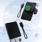 🔋  3-in-1 Magnetic Portable Charger – Wireless, Built-in Stand, Slim 🍃