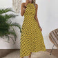👗 50% OFF! ✨ Polka Dot Halter Neck Dress – Flowy, Flattering, Retro-Chic 🌼