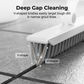 🧹2-in-1 Grout & Corner Scrubber Brush with Squeegee