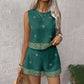 🌞Women's Bohemian Print Sleeveless Top & Shorts Set🌺