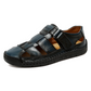 👞 40% OFF! ✨ Men's Closed-Toe Beach Sandals – Breathable, Cushioned, Hook-and-Loop 🌊