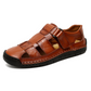 👞 40% OFF! ✨ Men's Closed-Toe Beach Sandals – Breathable, Cushioned, Hook-and-Loop 🌊