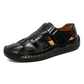 👞 40% OFF! ✨ Men's Closed-Toe Beach Sandals – Breathable, Cushioned, Hook-and-Loop 🌊