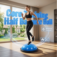 ⚖️Half Balance Ball Trainer with Resistance Band