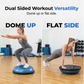 ⚖️Half Balance Ball Trainer with Resistance Band