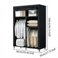 🧥 Easy‑to‑Assemble Portable Non‑Woven Fabric Wardrobe, Large‑Capacity Freestanding Closet, Sturdy Frame, Multi‑Compartment Storage for Clothes, Bedding & Household Items