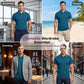 🏌️‍♂️💨 Men's Short Sleeve Sport Shirt – Athletic Fit, Breathable & Stretchy Activewear Tee