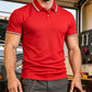 🏌️‍♂️💨 Men's Short Sleeve Sport Shirt – Athletic Fit, Breathable & Stretchy Activewear Tee