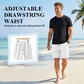 🩳☀️Men's Waffle Knit Shorts – Breathable, Drawstring, Casual Comfort 🧇