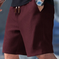 🩳☀️Men's Waffle Knit Shorts – Breathable, Drawstring, Casual Comfort 🧇