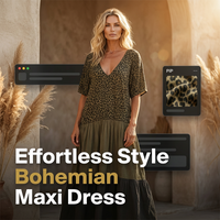 🌸Women's Elegant Bohemian Maxi Dress