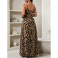 👗 40% OFF! ✨ Leopard Print Maxi Dress – V-Neck, Pockets, Flowy Summer Chic 🌿