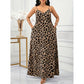 👗 40% OFF! ✨ Leopard Print Maxi Dress – V-Neck, Pockets, Flowy Summer Chic 🌿